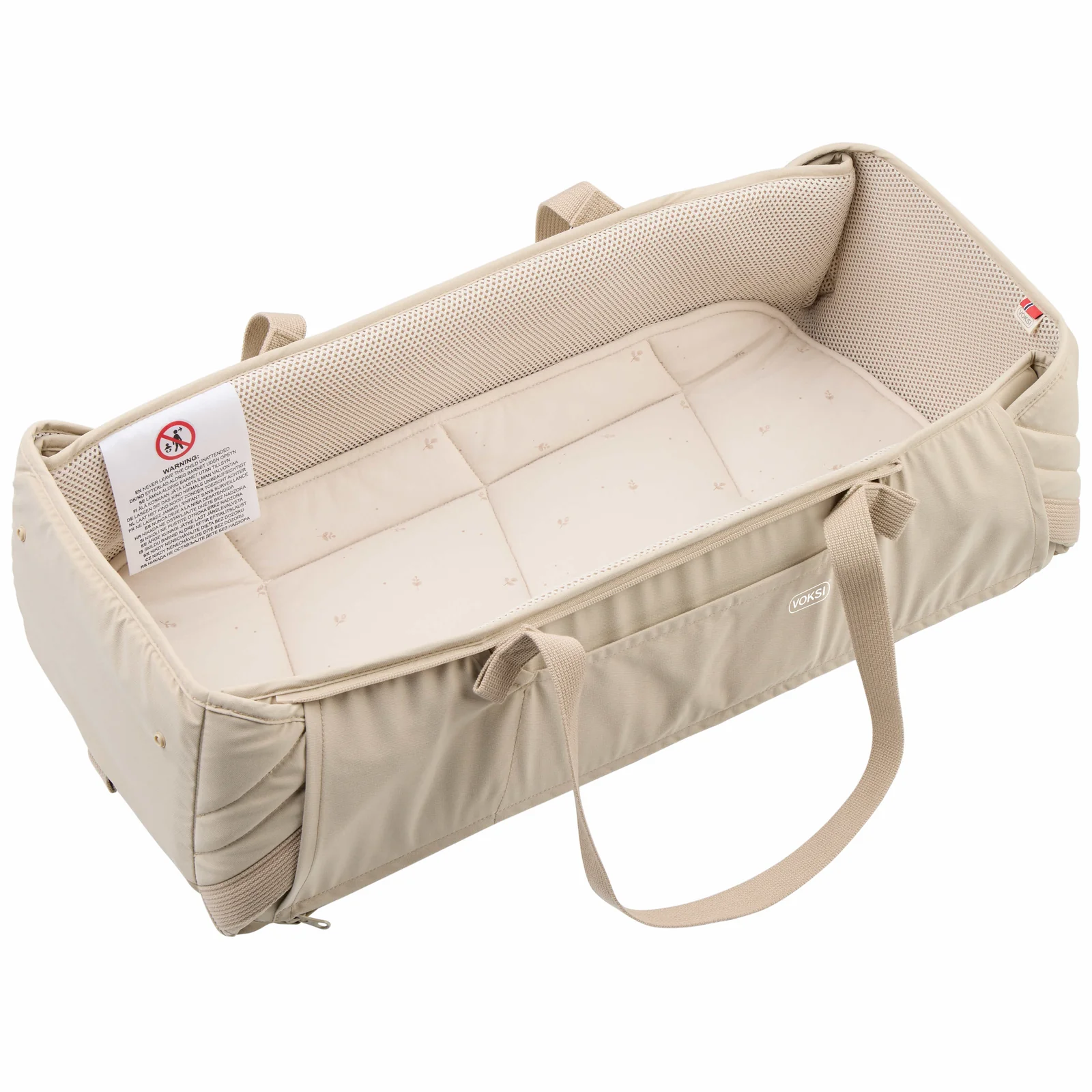 VOKSI Carry Me - Babytragetasche Seashell Sand