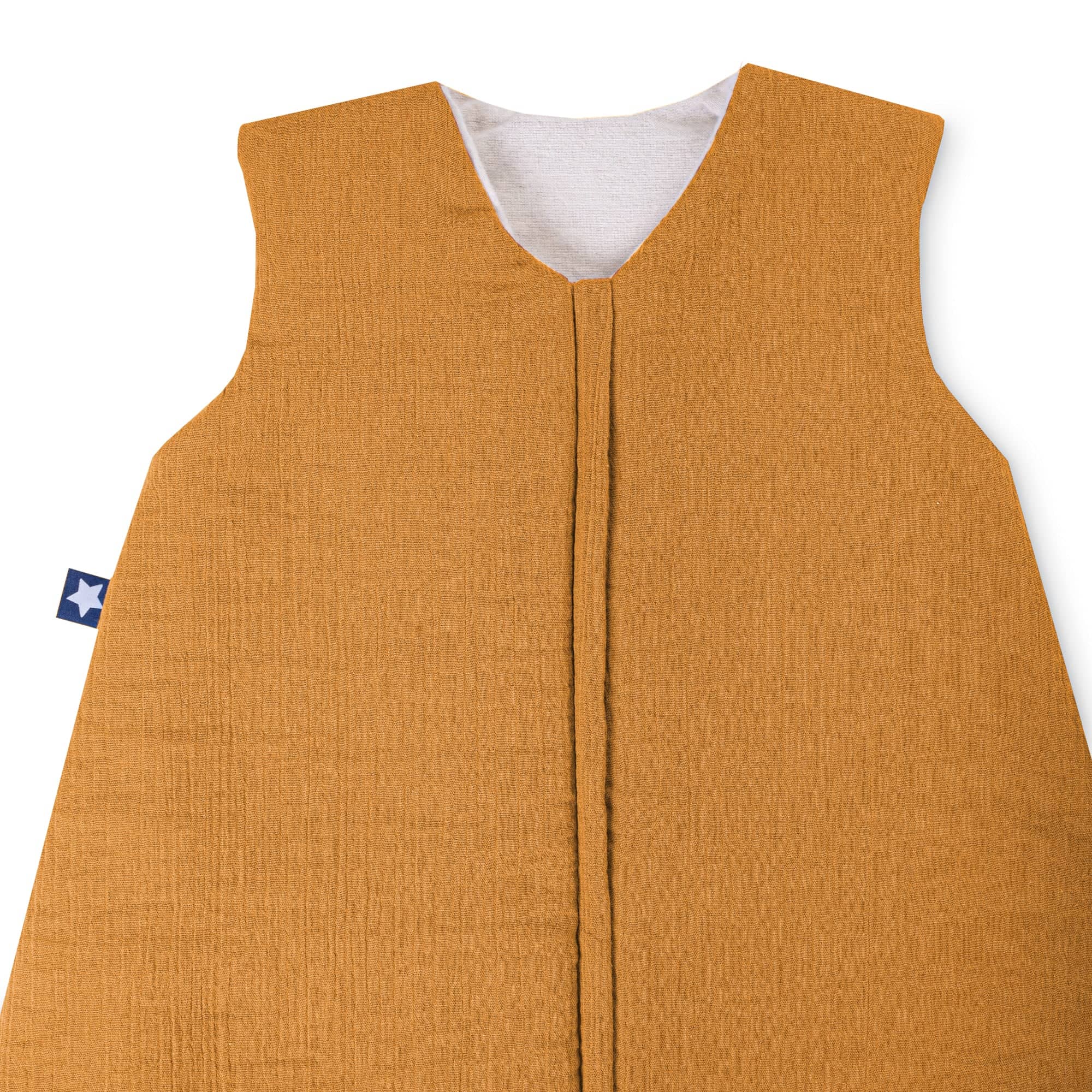 Zöllner Jumper gefütterter Musselin Zimt 80cm