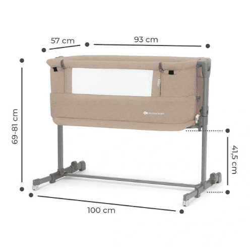 Kinderkraft 3in1 Beistellbett NESTE GROW beige Kinderkraft 3in1 Beistellbett NESTE GROW beige