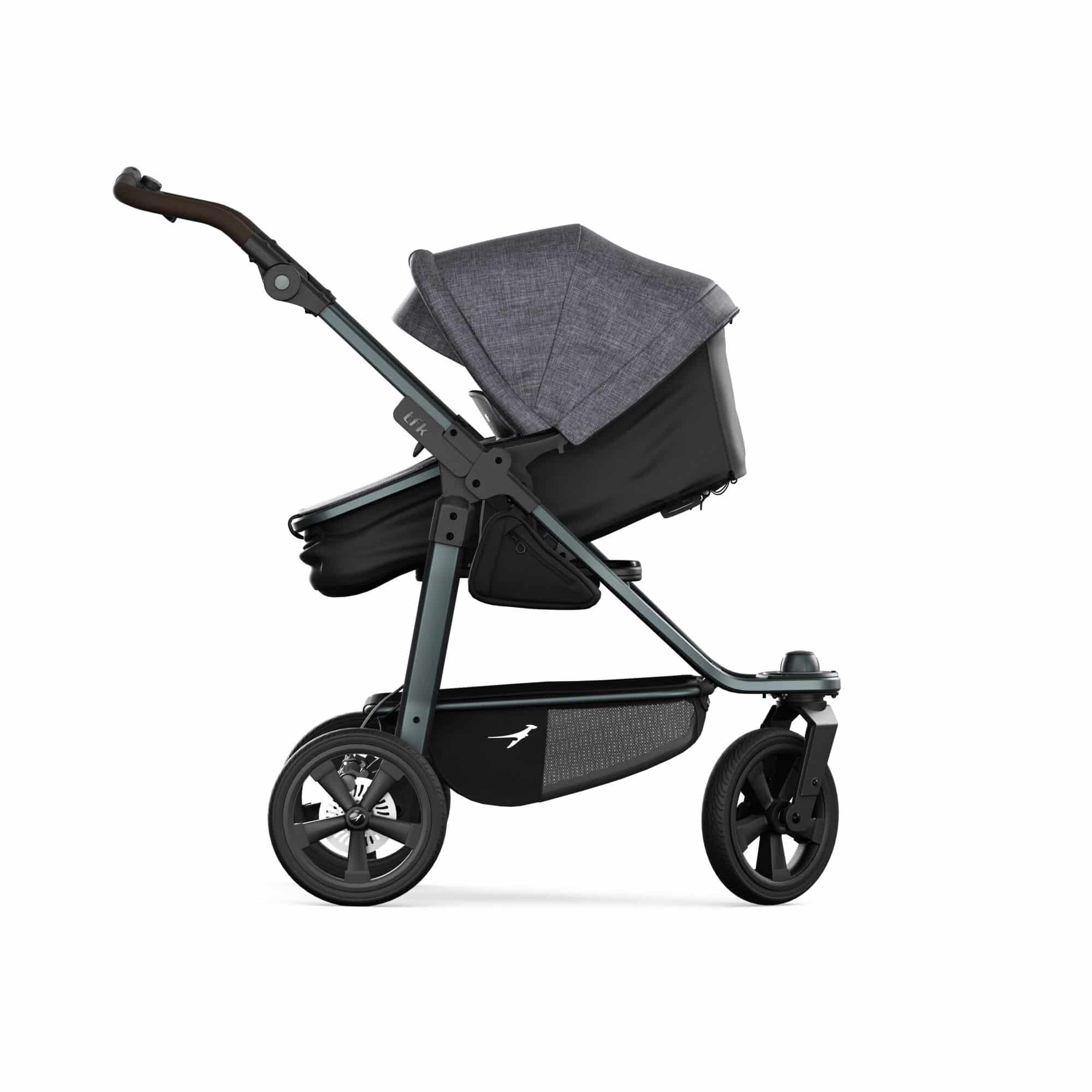 TFK Mono 3 Kombikinderwagen Luftkammer-Set - premium schwarz