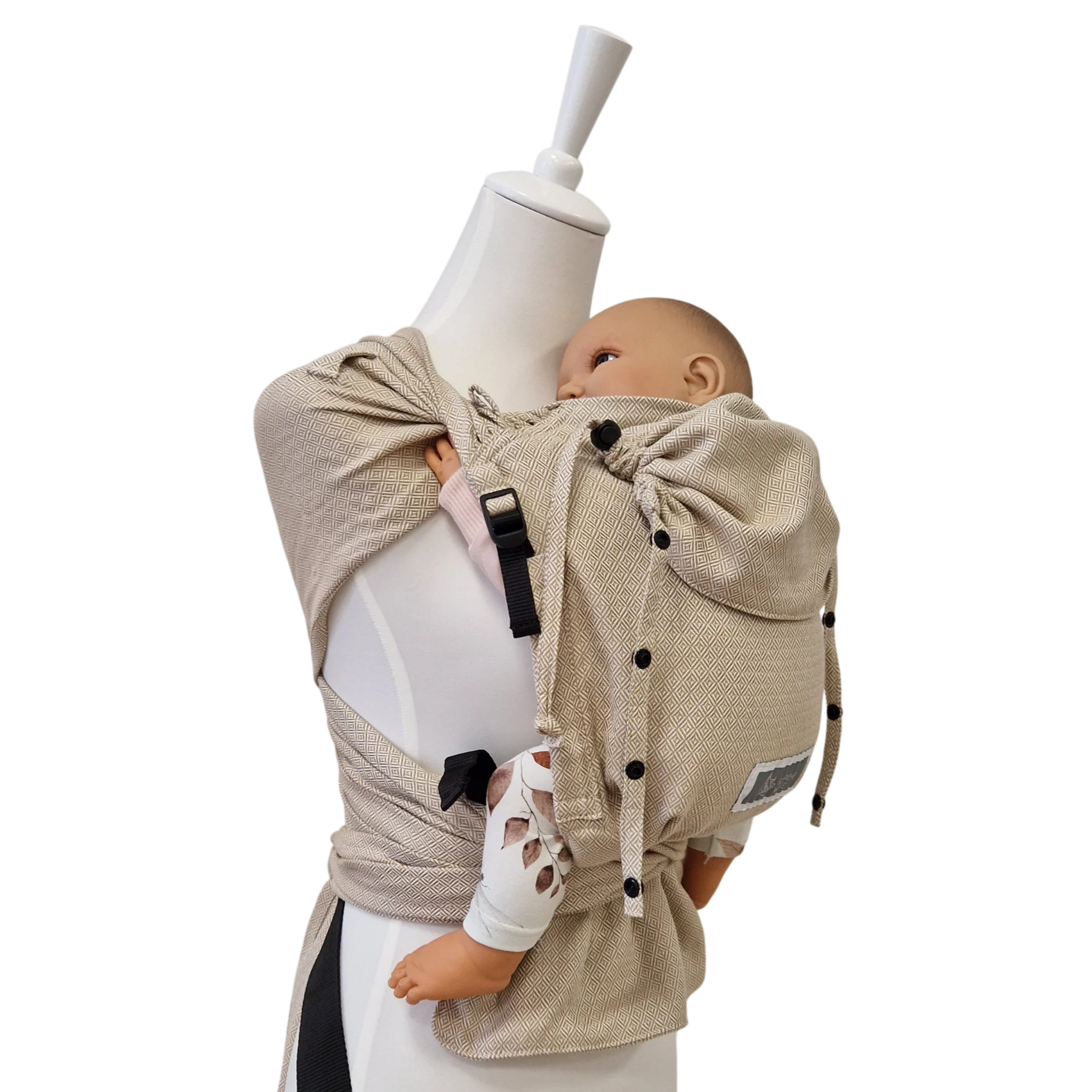 Storchenwiege Wrap Baby Carrier Bondima Babytrage natur