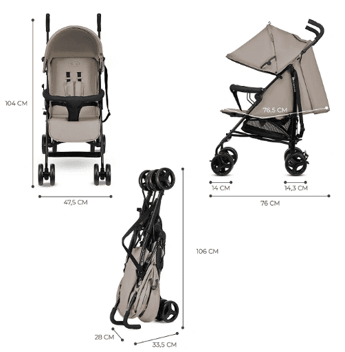 Kinderkraft Buggy TIK beige Kinderkraft Buggy TIK beige
