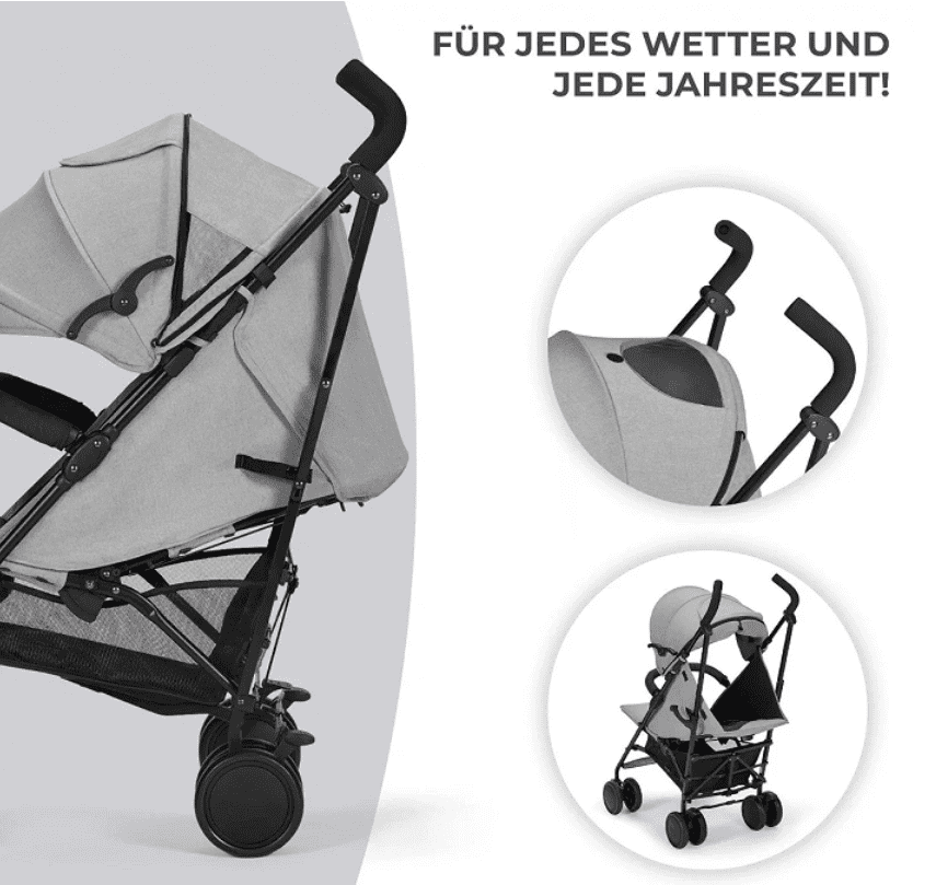Kinderkraft Buggy SIESTA grau Kinderkraft Buggy SIESTA grau