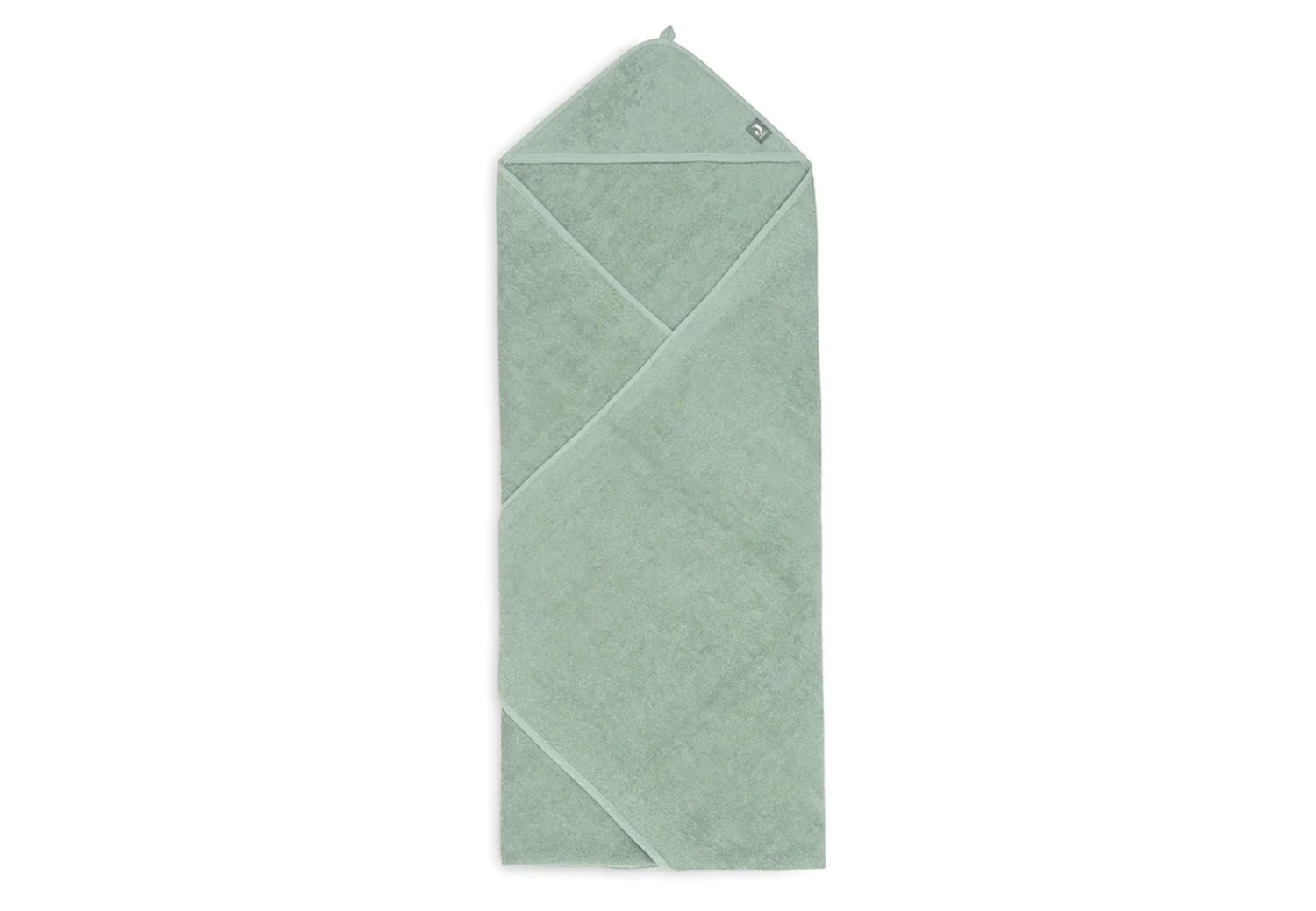 Jollein Kapuzenhandtuch Frottee Ash Green 100x100