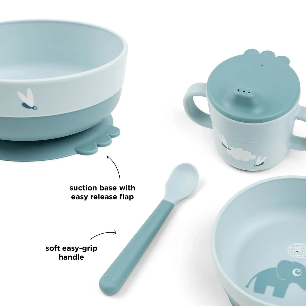 Done by Deer Geschirr Set Elphee Blue Done by Deer Geschirr Set Elphee Blue