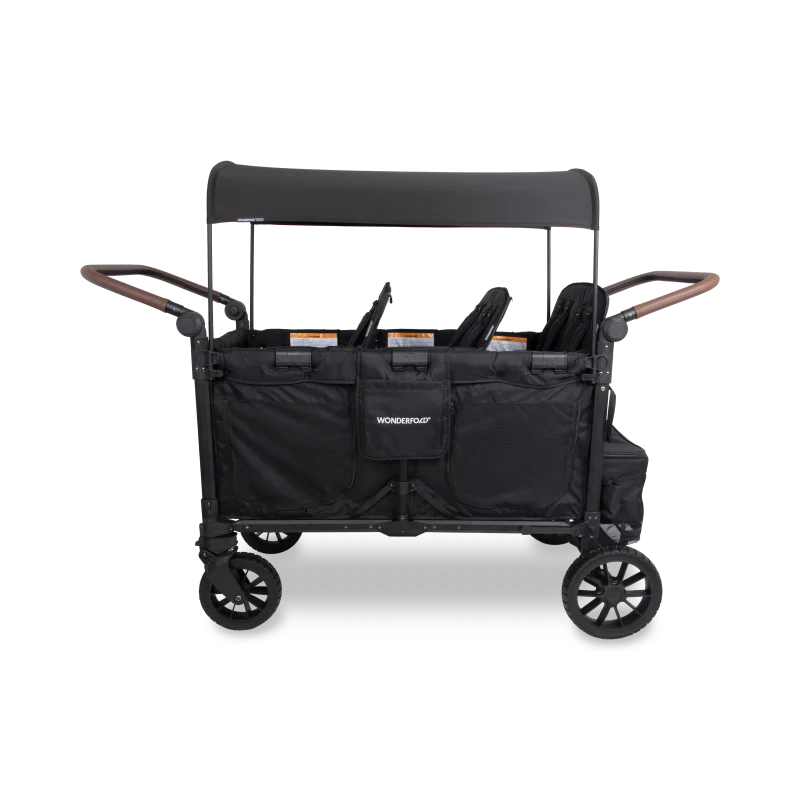 Wonderfold W6 Luxe Pro KinderVan 6-Sitzer Schwarz