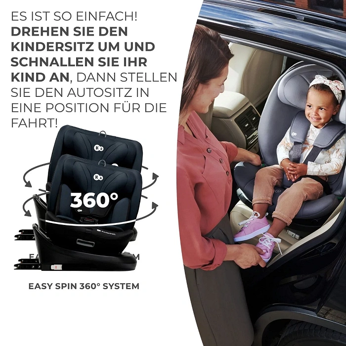 Kinderkraft Kindersitz i-Grow i-Size black Kinderkraft Kindersitz i-Grow i-Size black