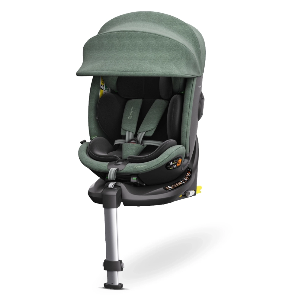 my junior CYRO 360° i-Size Reboarder Grün