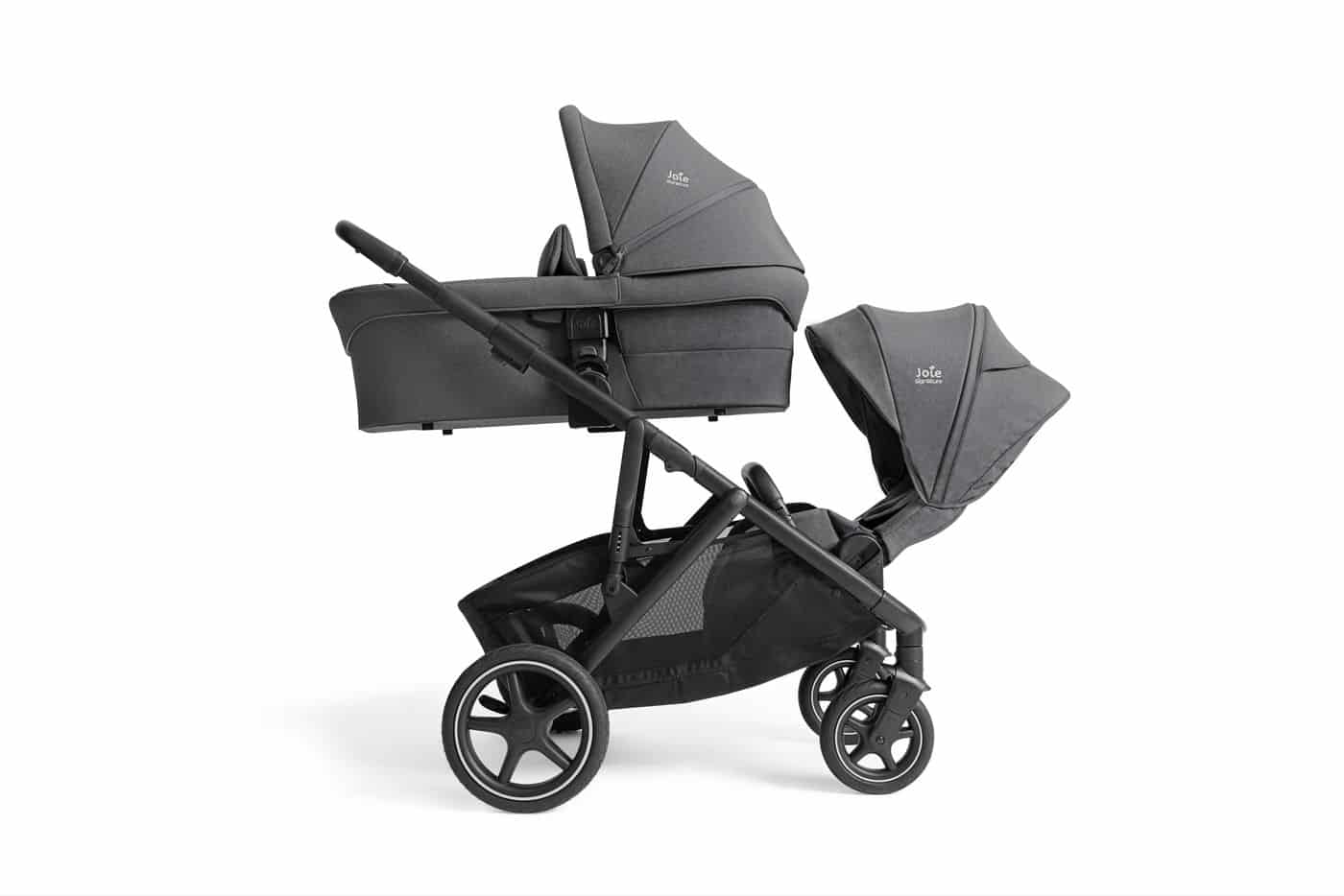 Joie Signature 2in1 Kombikinderwagen Versiti inkl. Ramble XL und Einkaufskorb Ebony