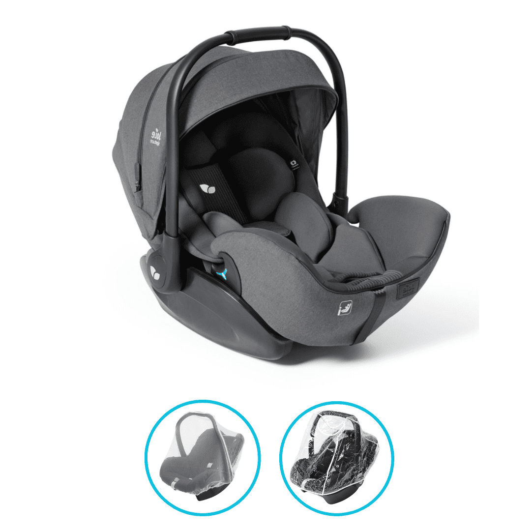 Joie Signature i-Level Pro Babyschale Ebony und GRATIS Zubehör