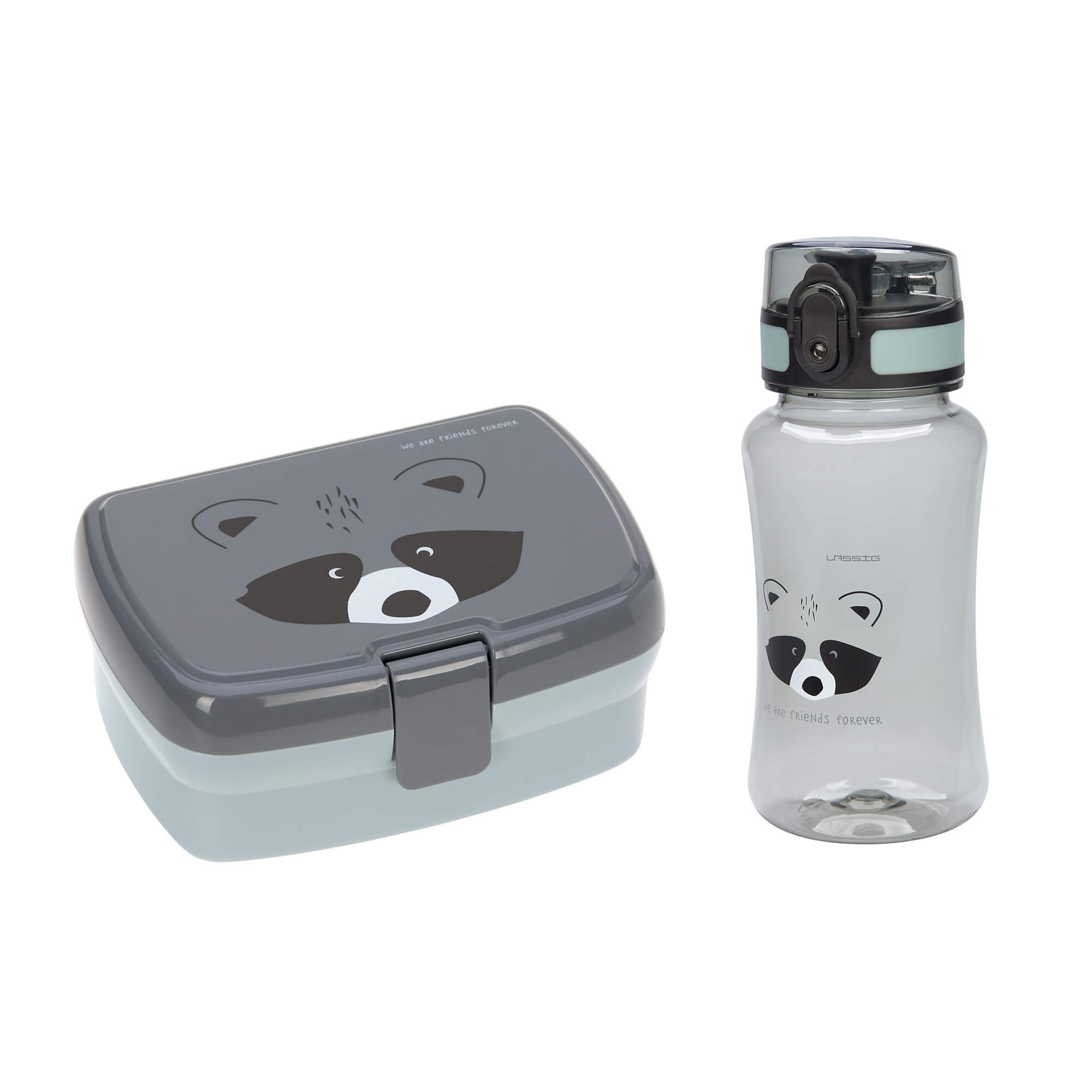 Lässig Lunch Set (Lunchbox+Drinking Bottle) About Friends Racoon Lässig Lunch Set (Lunchbox+Drinking Bottle) About Friends Racoon
