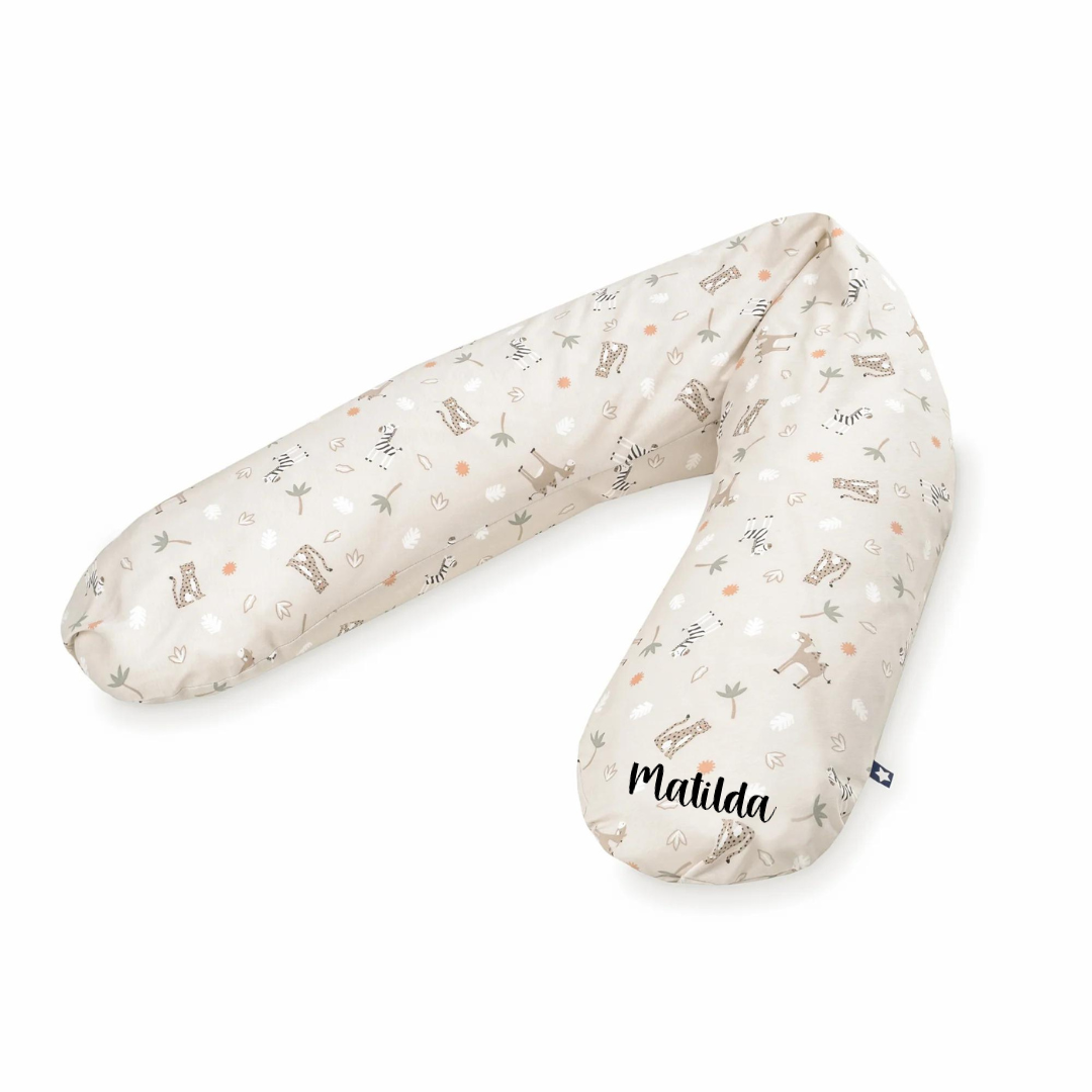 Zöllner personalisiertes Stillkissen Jersey Cotton mit Namen Savanne BeigeSchrift 1 Zöllner personalisiertes Stillkissen Jersey Cotton mit Namen Savanne BeigeSchrift 1