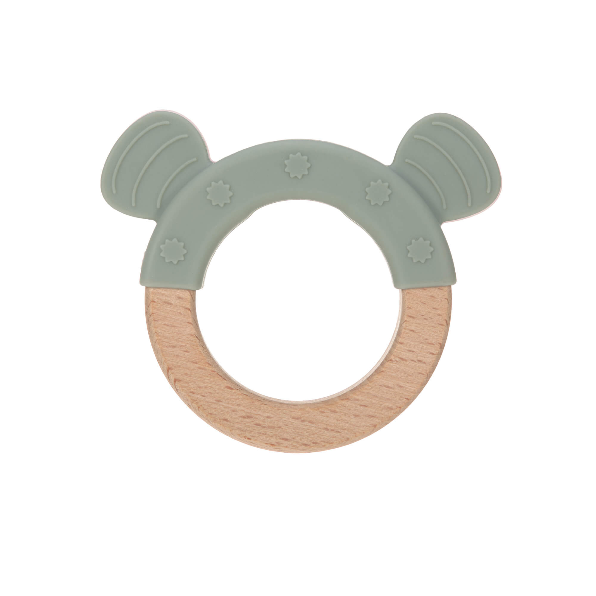 Lässig Greif-Ring Holz/Silicone Cat Lässig Greif-Ring Holz/Silicone Cat
