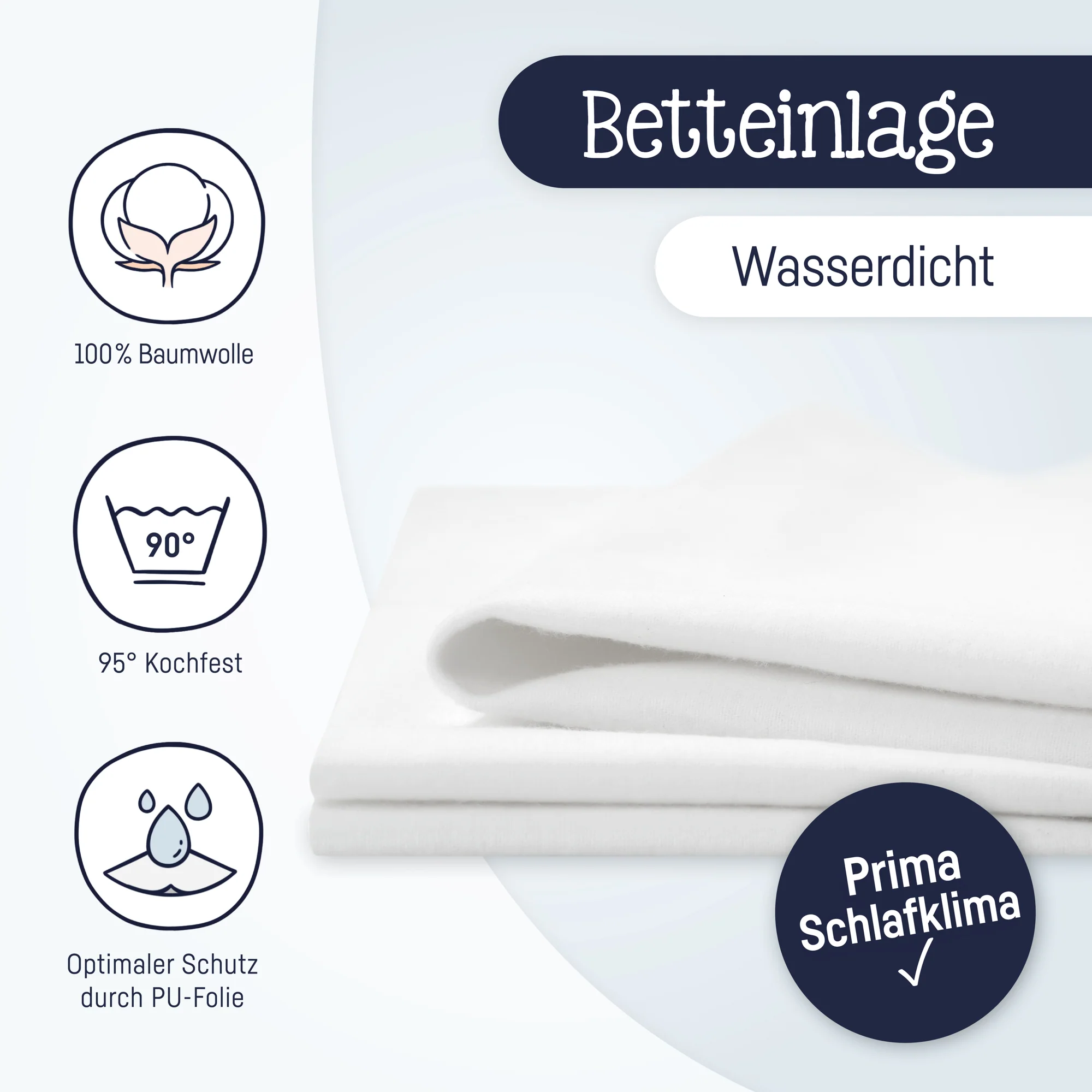 Zöllner Wasserdichte Betteinlagen 33/40cm Zöllner Wasserdichte Betteinlagen 33/40cm