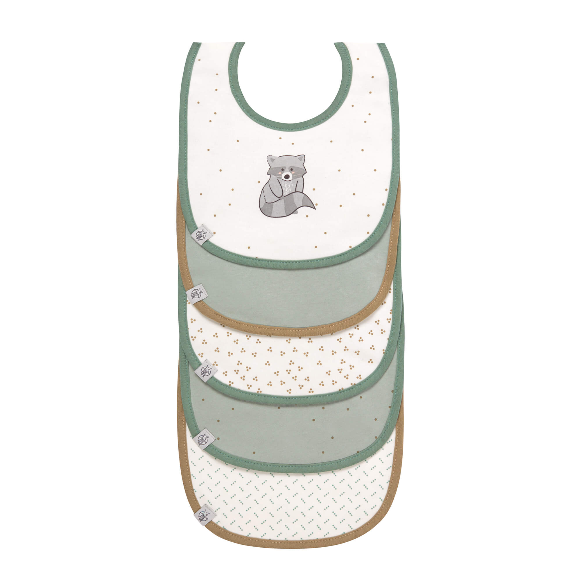 Lässig - Lätzchen About Friends Racoon (5 Stk) Lässig - Lätzchen About Friends Racoon (5 Stk)