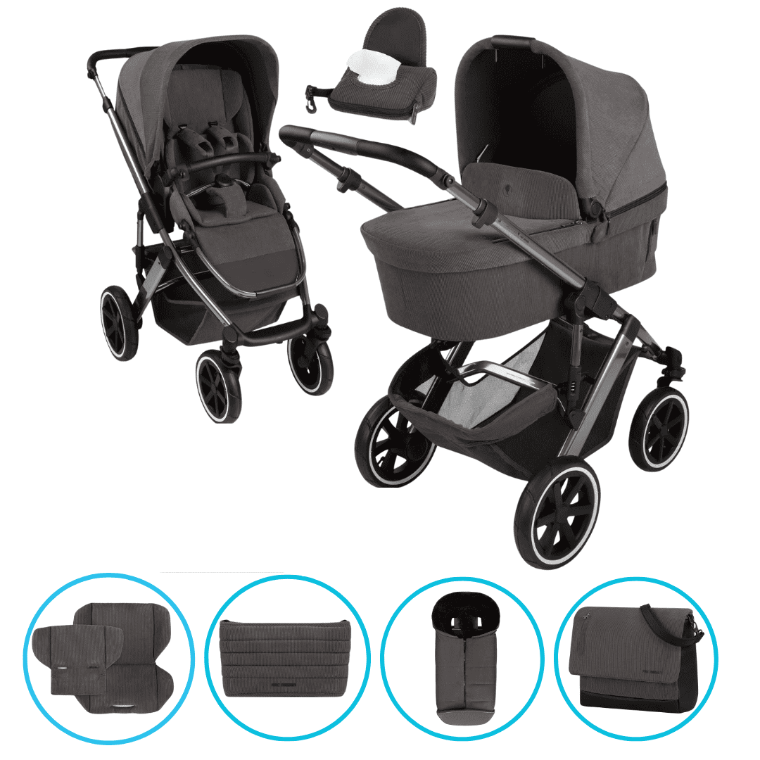 ABC Design Salsa 5 Air cord almond Oktober-Aktion inkl. gratis Wickeltasche und Winterfußsack