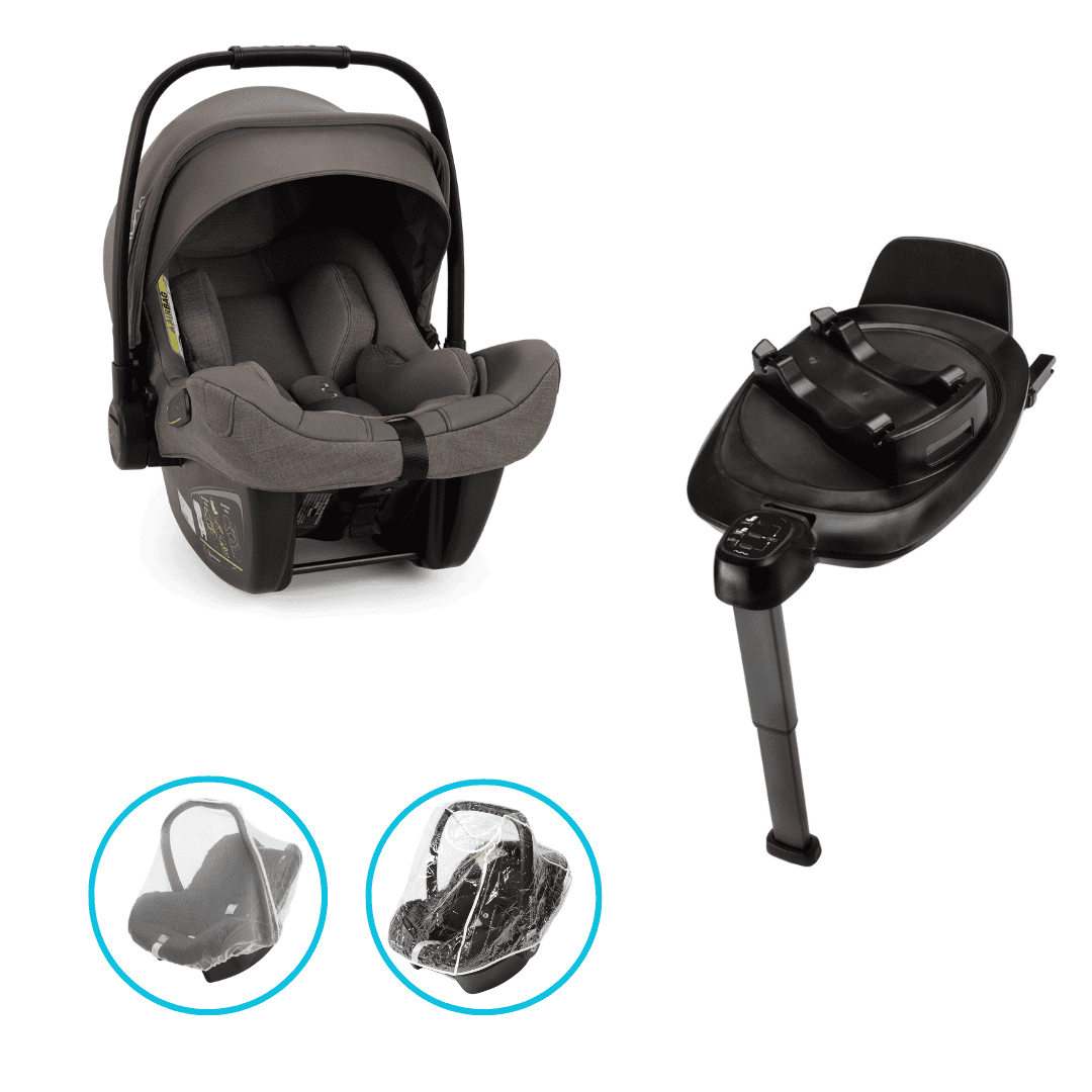 Nuna Pipa next i-Size Babyschale Thunder inkl. BASE next und GRATIS Zubehör