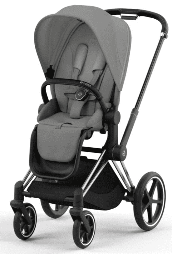 CYBEX PRIAM Kombikinderwagen chrome schwarz mirage grey CYBEX PRIAM Kombikinderwagen chrome schwarz mirage grey