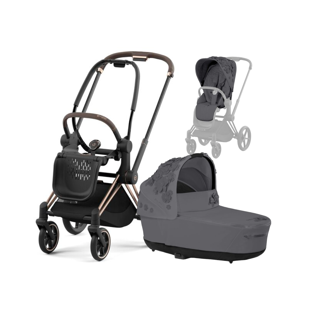 CYBEX Kombikinderwagen Fashion - Rosegold - Dream Grey CYBEX Kombikinderwagen Fashion - Rosegold - Dream Grey