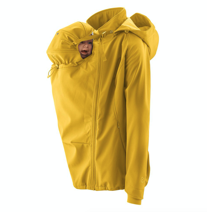 Mamalila Softshell-Tragejacke Allrounder senf Tragejacke für