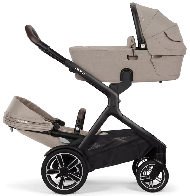 Nuna DEMI Next 4in1 Kinderwagen Set Chateau inkl. Arra Flex Chateau, Base Curv und Rider Board