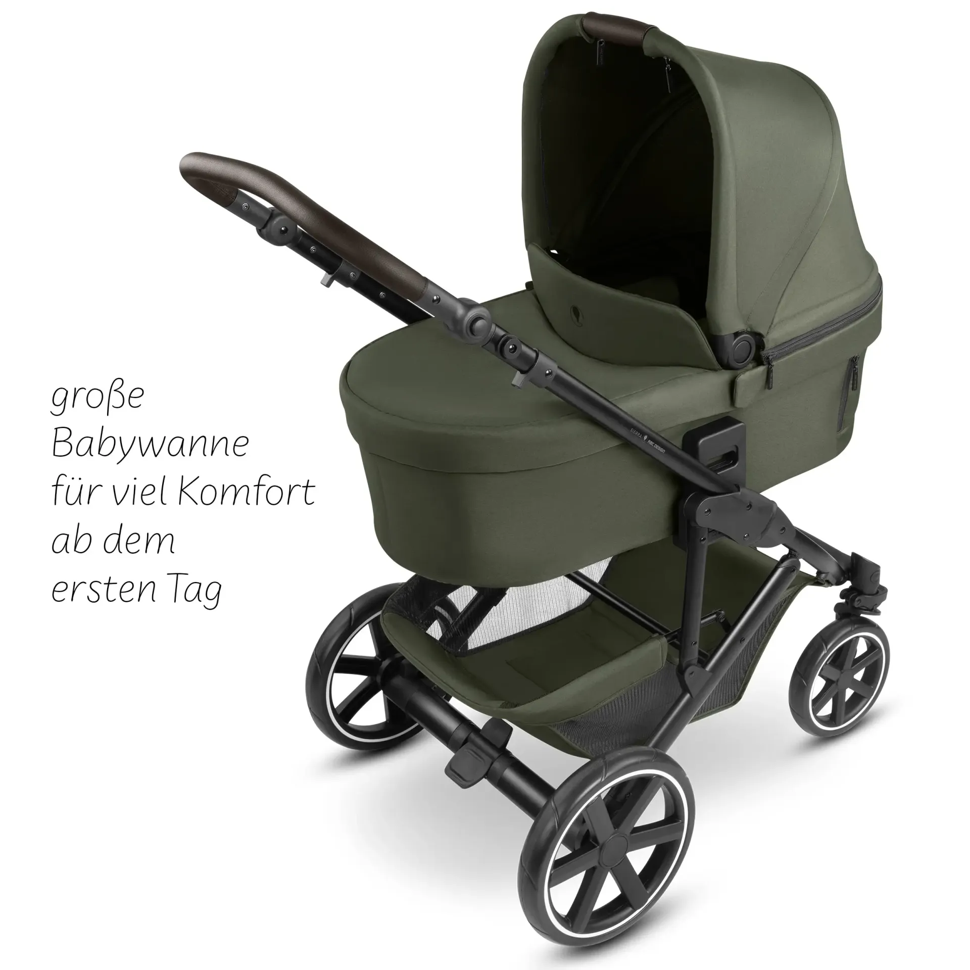 ABC Design Sierra 3in1 Kinderwagen-Set Pea