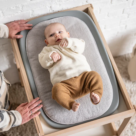 Nattou Topper für Wickelaflage Grau