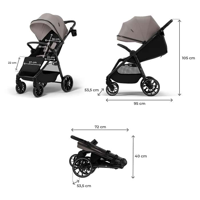 Kinderkraft Buggy GRANDE 2 Beige