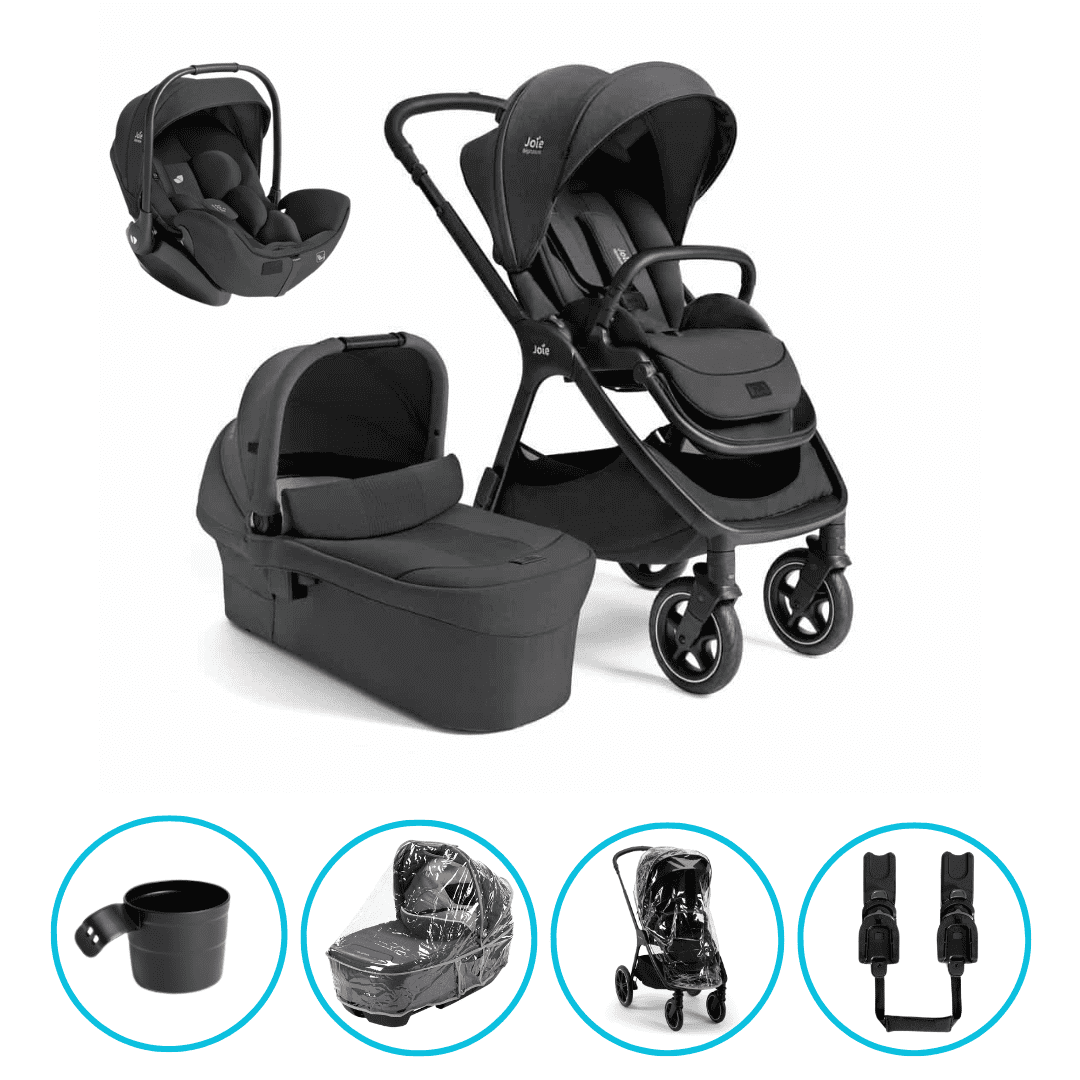 Joie Signature Finiti 7in1 Kinderwagen Set inkl. i-Level Pro Ebony