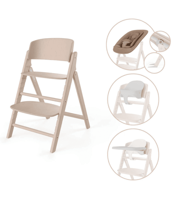 Cybex 4in1 Click&Fold Hochstuhl-Set All Natural – Jetzt babybrands.de: 4in1 Hochstuhl All Natural von Cybex: von Geburt bis 99 Jahre. Inkl. Bouncer, Baby Set & Tablett. Ergonomisch, faltbar & aus nachhaltigem Holz gefertigt.