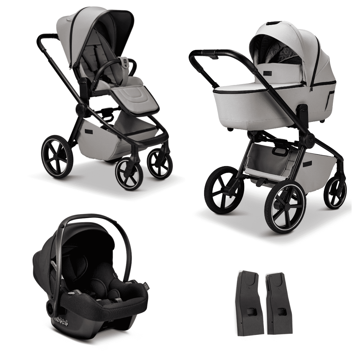 Moon RESEA 2.0 Kombikinderwagen 3in1 Set inkl. Babyschale 