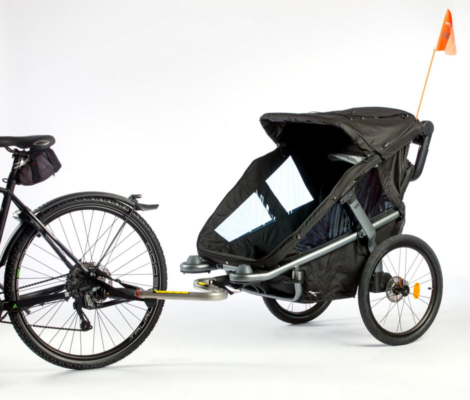 TFK Velo 2 Fahrradanhänger/ Kinderwagen inkl. Deichsel