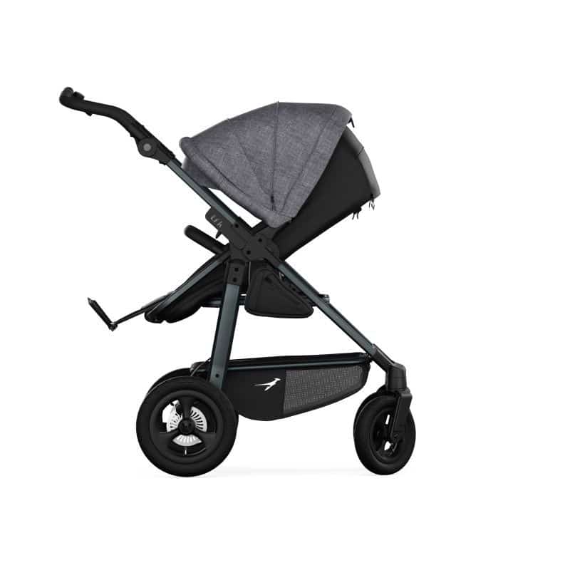 TFK Mono 4 Kombikinderwagen Luftkammer Radset Premium Grau