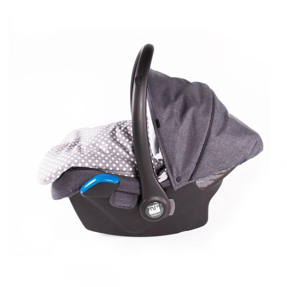 my junior Schlafsack 5in1 Silver Dots Grey