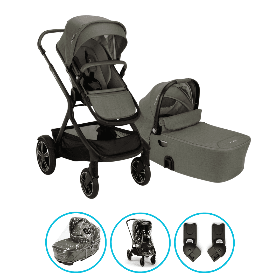 Nuna DEMI next 2in1 Kinderwagen Pine inkl. gratis Zubehör