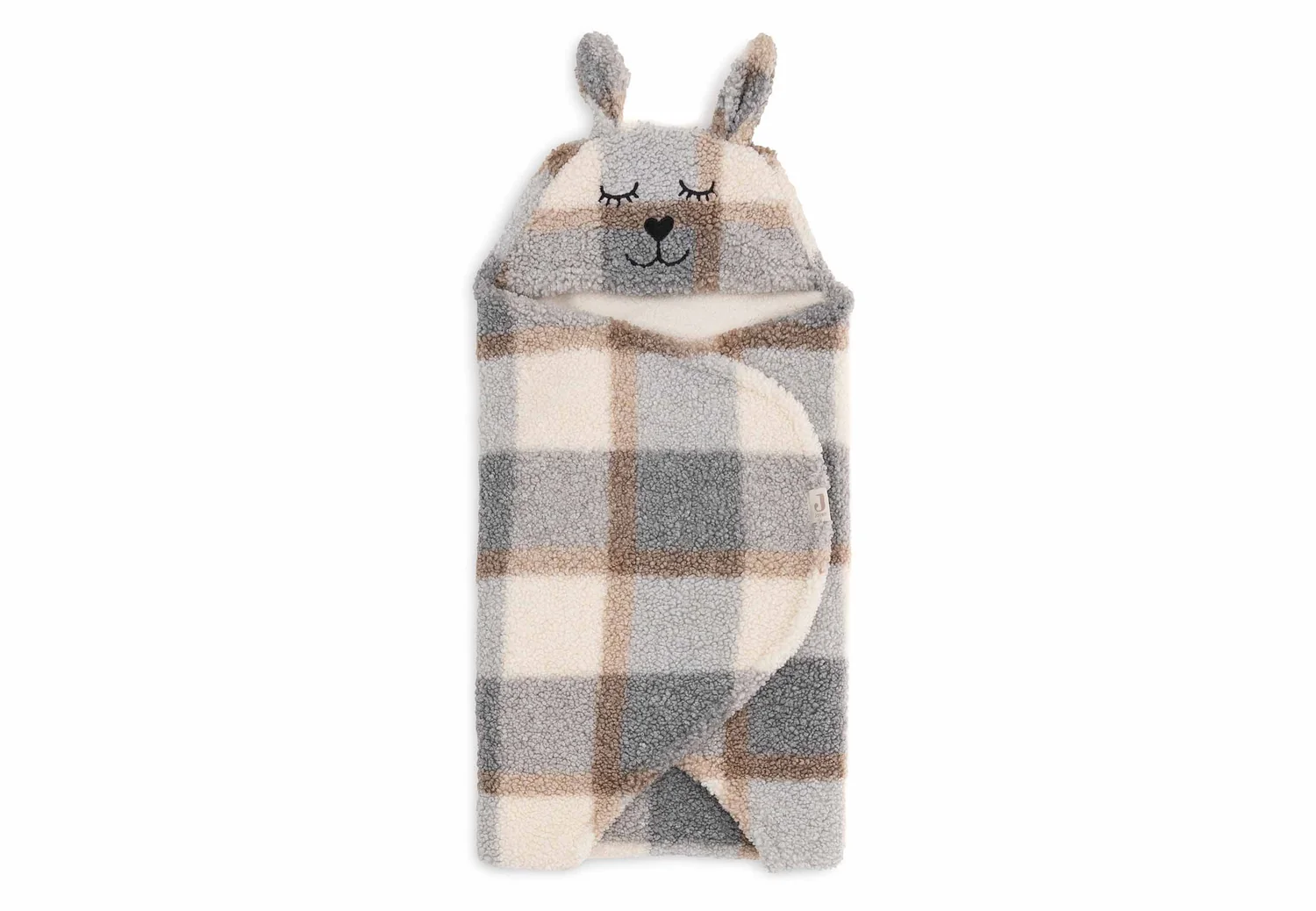 Jollein Einschlagdecke für Babyschale Bunny Check
