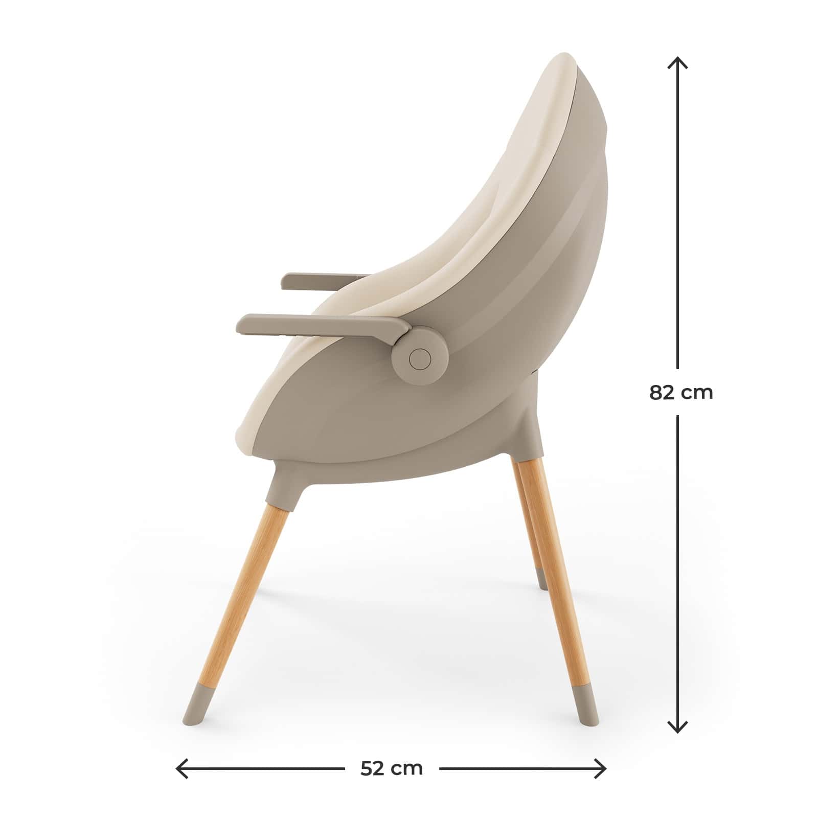 Kinderkraft FINI UP 3in1 Hochstuhl Beige