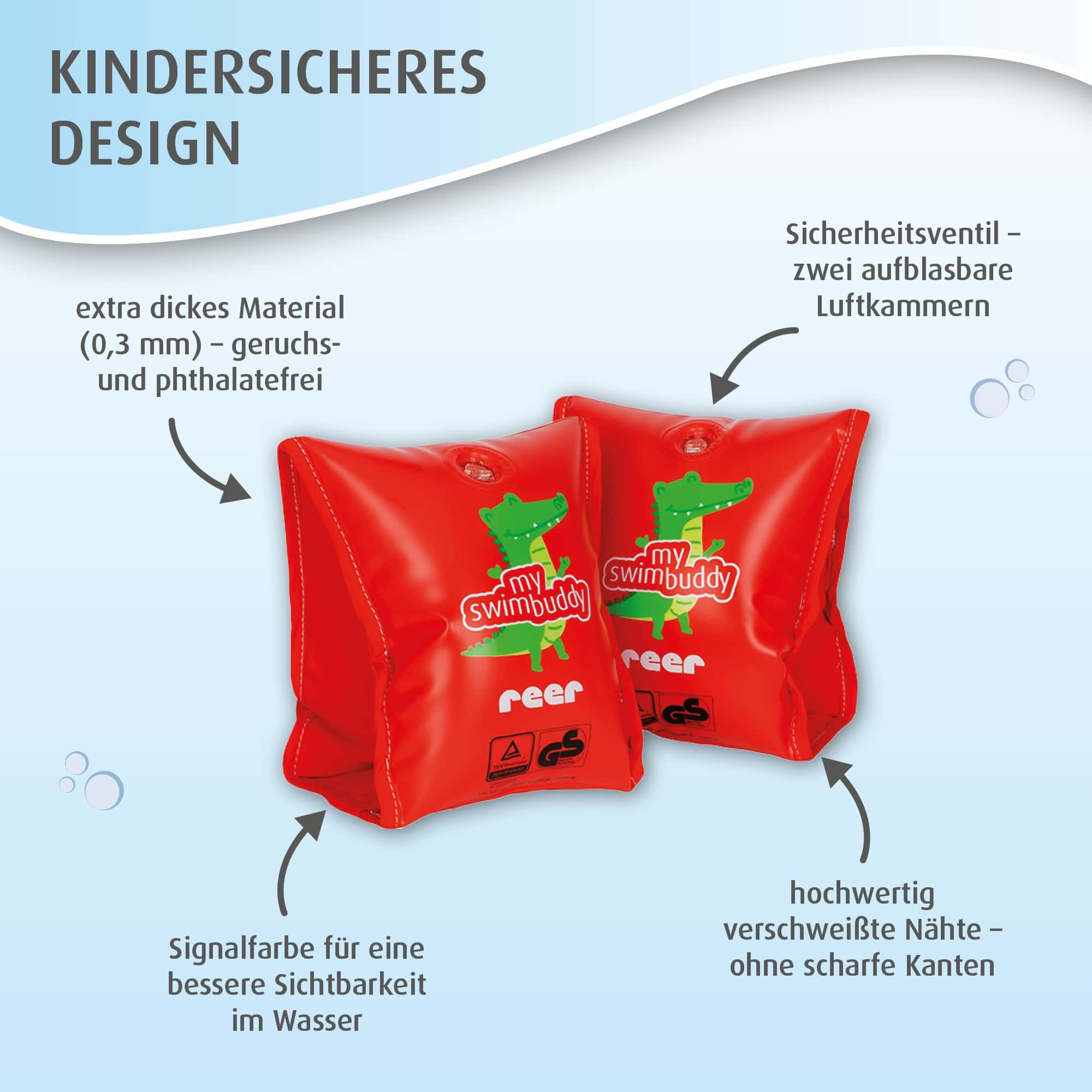 Reer myswimbuddy Schwimmflügel