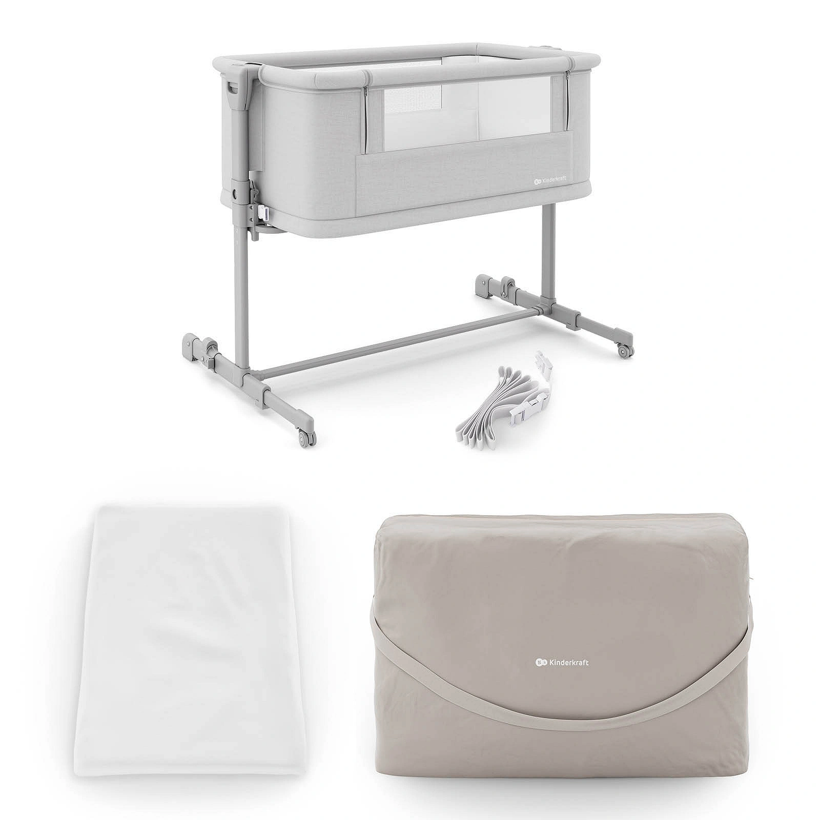 Kinderkraft 3in1 Beistellbett NESTEE Grow 2