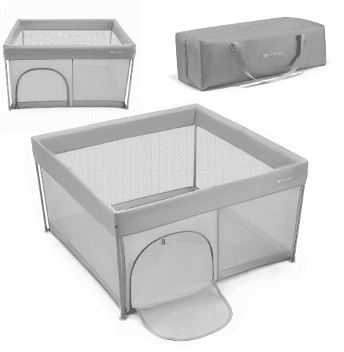 Kinderkraft Laufgitter ZIKI – ZIKI Laufgitter von Kinderkraft. Ab Geburt bis 4 Jahre. Stabil, atmungsaktiv, leicht zusammenklappbar & mit Tragetasche. Ideal für zu Hause und unterwegs.