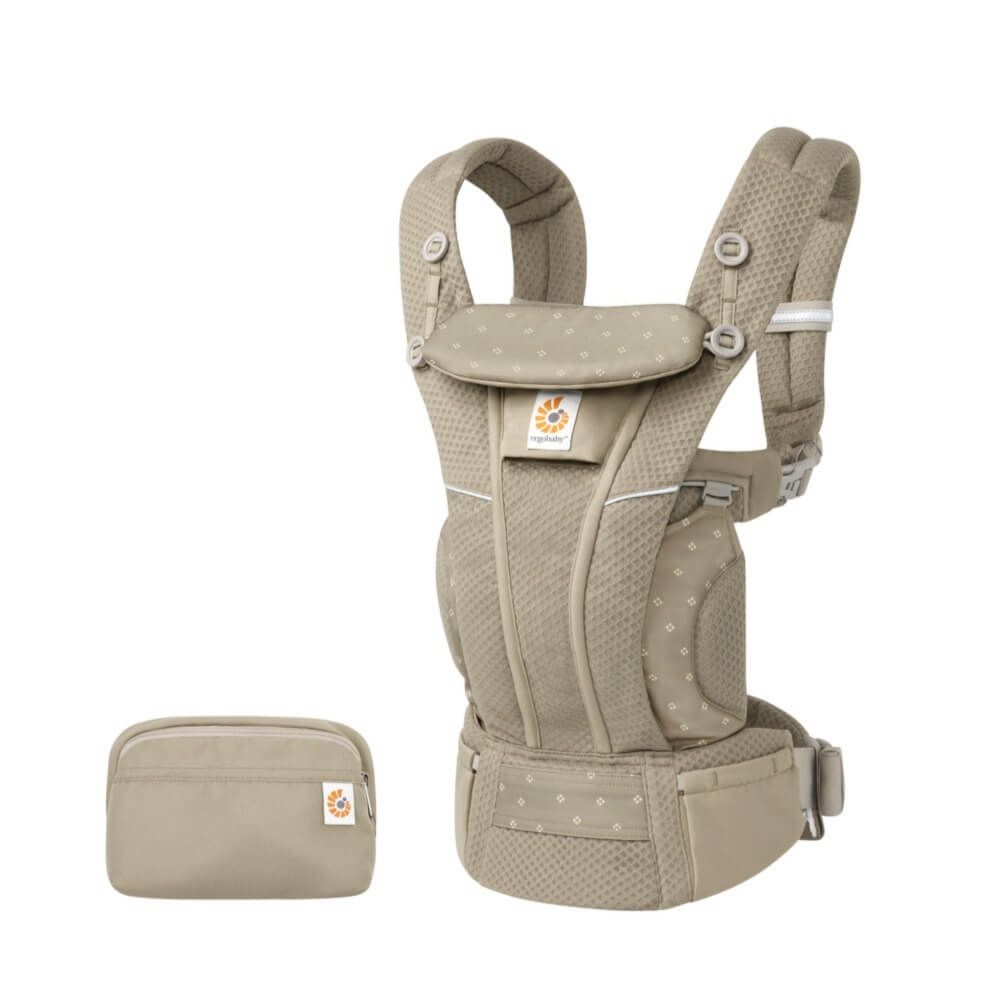 Ergobaby Omni Breeze Soft Olive Diamond - Bauchtrage Ergobaby Omni Breeze Soft Olive Diamond - Bauchtrage