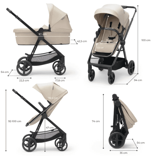 Kinderkraft Kombikinderwagen 3in1 NEWLY beige 