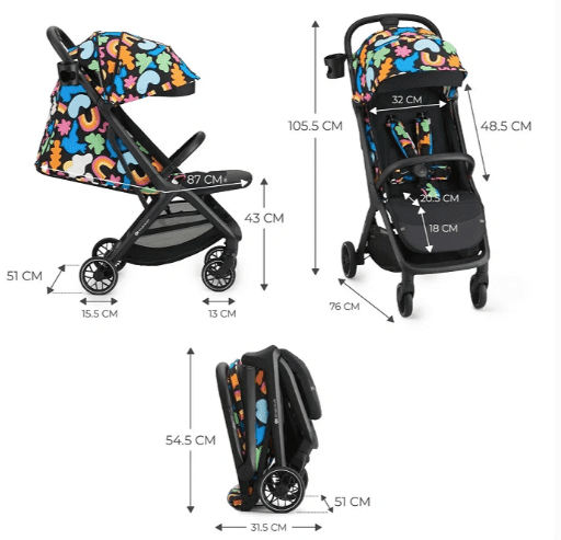 Kinderkraft Buggy NUBI 2 happy shapes