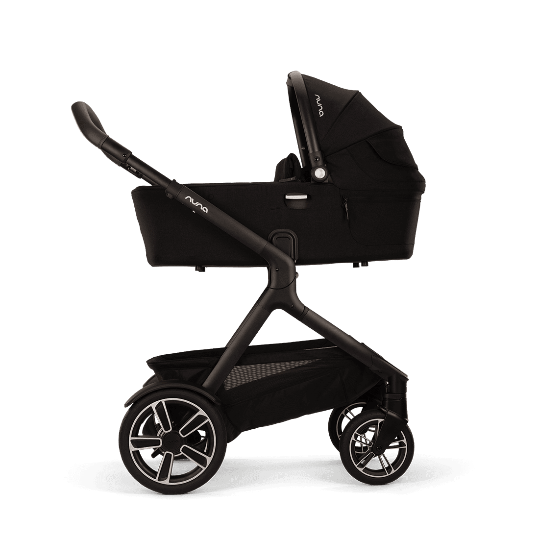 Nuna Demi Next 4in1 Kinderwagen Set Caviar inkl. Arra Flex Caviar und Base Next