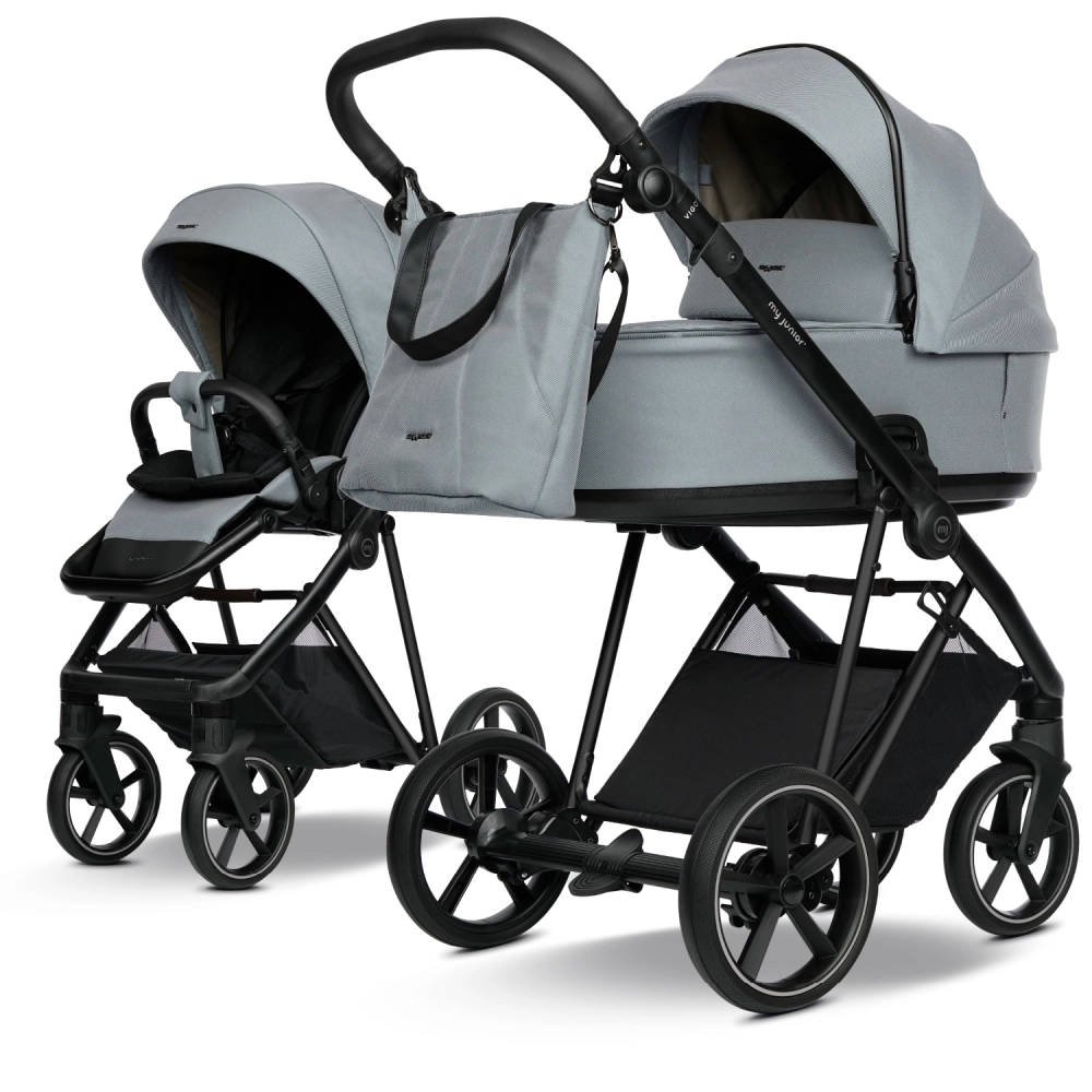 my junior VIGO 2 Kombikinderwagen Calm Grey / Black Matt – Schwarzer Griff – Entdecke den my junior VIGO 2 Kombikinderwagen Calm Grey / Black Matt Schwarzer Griff: Allradfederung, unplattbare Reifen & luxuriöser Komfort – für entspannte Fahrten auf jedem Terrain. my junior VIGO 2 Kombikinderwagen Calm Grey / Black Matt – Schwarzer Griff – Entdecke den my junior VIGO 2 Kombikinderwagen Calm Grey / Black Matt Schwarzer Griff: Allradfederung, unplattbare Reifen & luxuriöser Komfort – für entspannte Fahrten auf jedem Terrain.