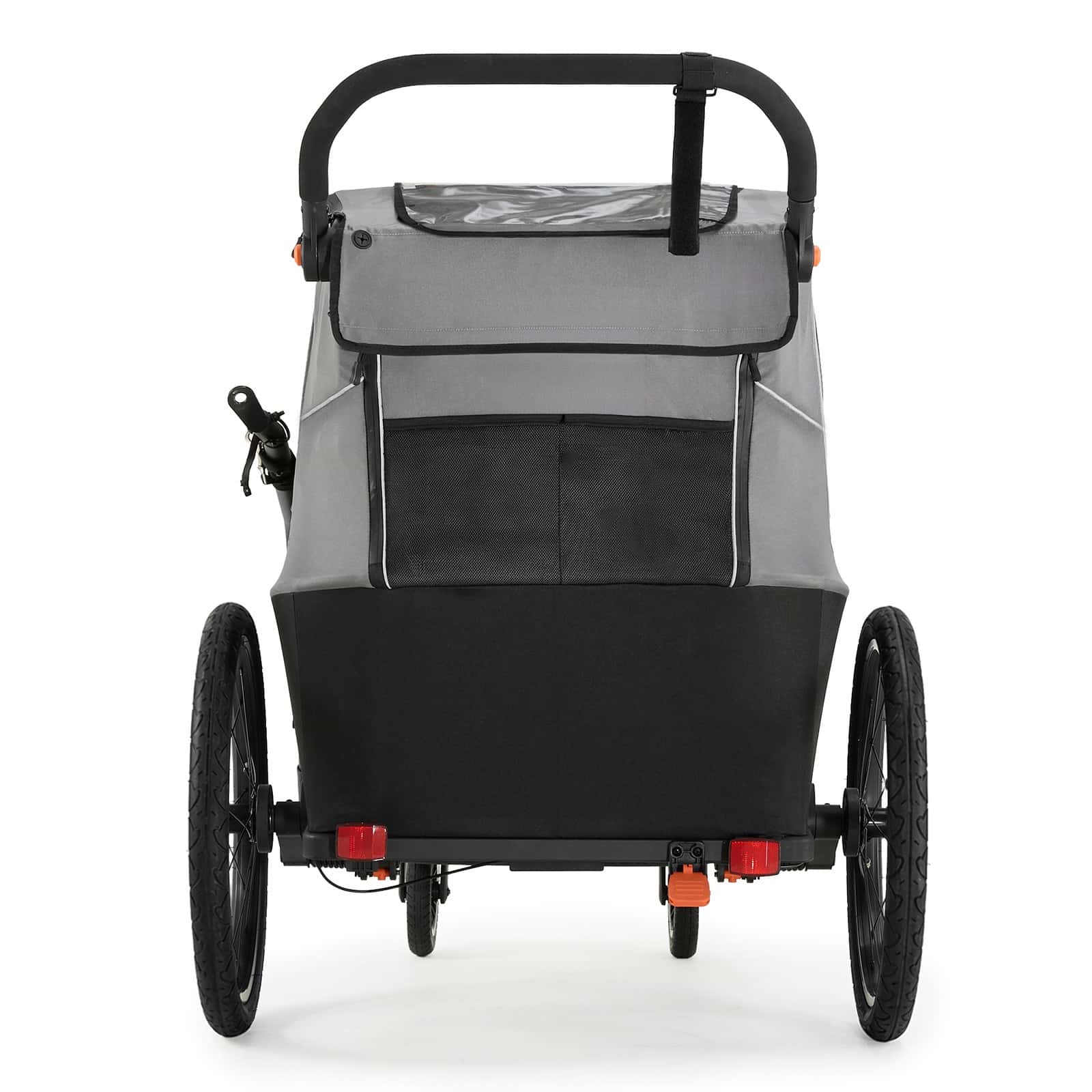 Kinderkraft Fahrradanhänger 2in1 NAVA WALK Grau