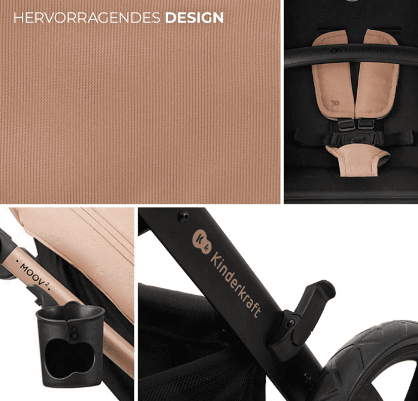 Kinderkraft 4in1 Kombikinderwagen MOOV 2 beige Kinderkraft 4in1 Kombikinderwagen MOOV 2 beige