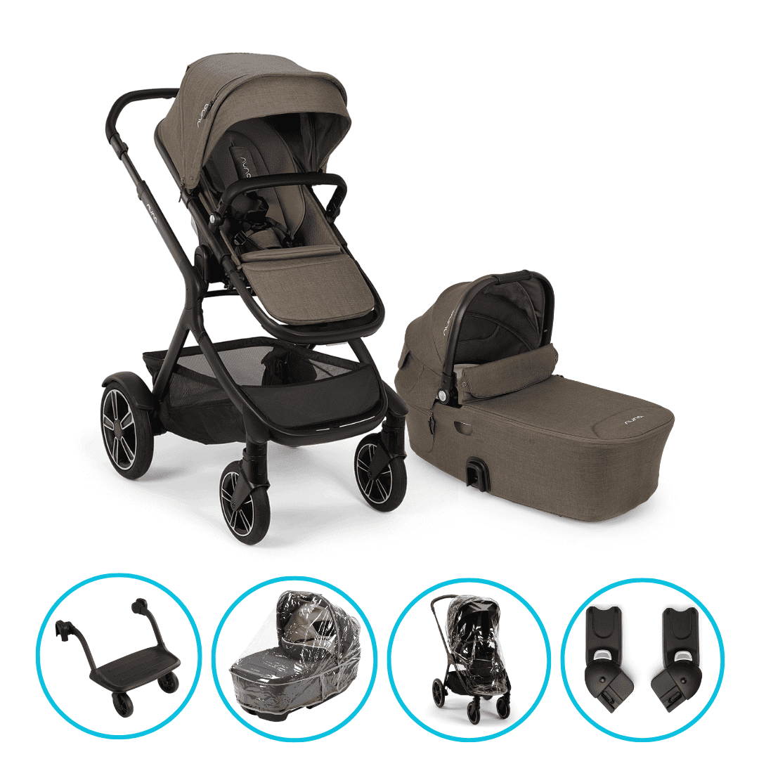 Nuna DEMI next 2in1 Kinderwagen Pistachio inkl. Rider Board
