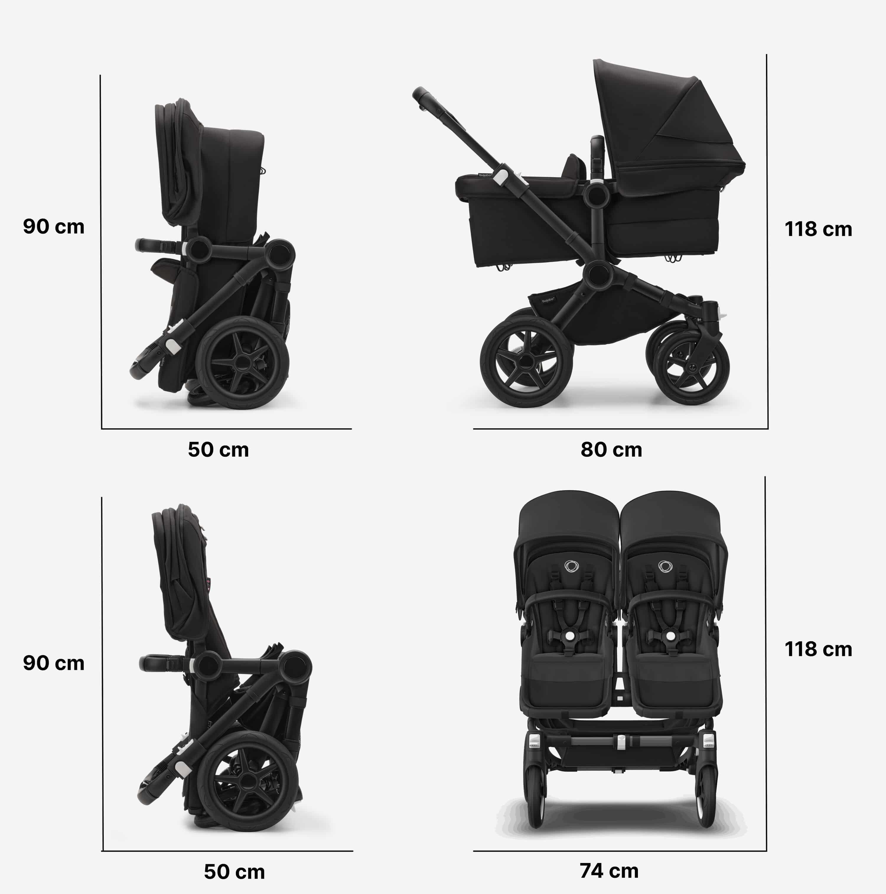 Bugaboo Donkey5 Twin - Zwillingskinderwagen