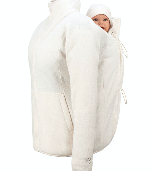 mamalila Fleecetragejacke Basel - off white XL mamalila Fleecetragejacke Basel - off white XL